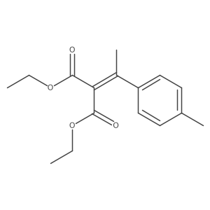1,3-Diethyl 2-[1-(4-methylphenyl)ethylidene]propanedioate结构式