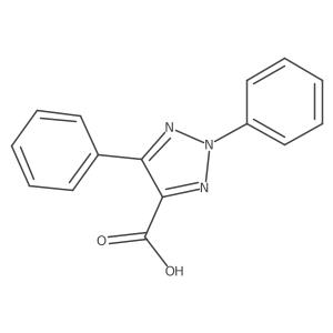 2,5-Diphenyl-2h-1,2,3-triazole-4-carboxylic acid结构式