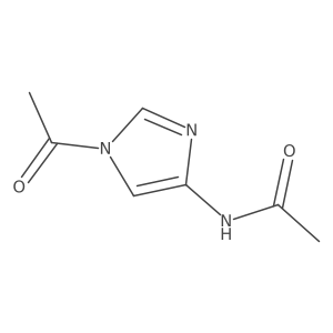 N-(1-acetylimidazol-4-yl)acetamide结构式
