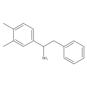 1-(3,4-Dimethylphenyl)-2-phenylethan-1-amine结构式