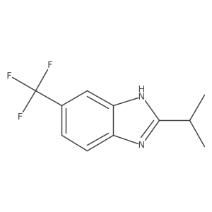 1H-Benzimidazole, 2-(1-methylethyl)-6-(trifluoromethyl)-结构式