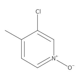 Pyridine, 3-chloro-4-methyl-, 1-oxide结构式