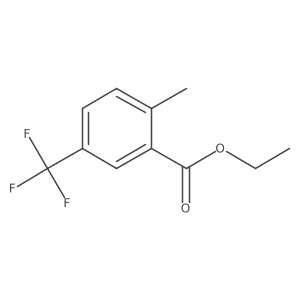 Ethyl 2-methyl-5-(trifluoromethyl)benzoate结构式