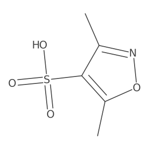 3,5-Dimethylisoxazole-4-sulfonic acid结构式