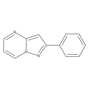 2-Phenylpyrazolo[1,5-a]pyrimidine结构式