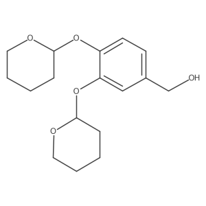 [3,4-Bis(oxan-2-yloxy)phenyl]methanol Structure