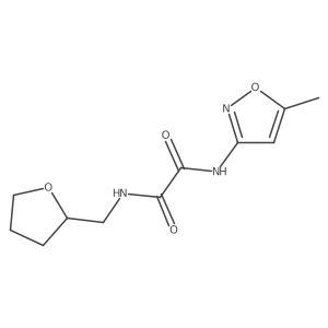 N1-(5-methylisoxazol-3-yl)-N2-((tetrahydrofuran-2-yl)methyl)oxalamide Structure