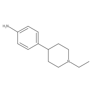 4-(1-Ethyl-piperidin-4-yl)phenylamine结构式