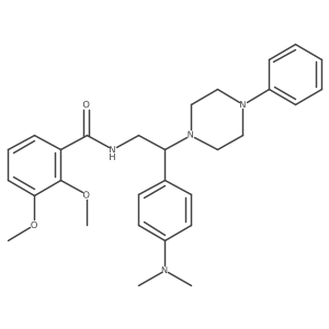 N-{2-[4-(dimethylamino)phenyl]-2-(4-phenylpiperazin-1-yl)ethyl}-2,3-dimethoxybenzamide结构式