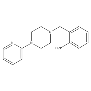 2-{[4-(Pyridin-2-YL)piperazin-1-YL]methyl}aniline结构式