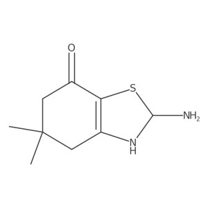 7(4H)-Benzothiazolone, 2-amino-2,3,5,6-tetrahydro-5,5-dimethyl- Structure