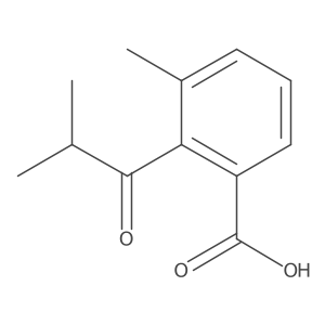 2-Isobutyryl-3-methyl-benzoic acid Structure