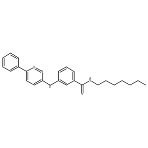 N-heptyl-3-[(6-phenylpyridazin-3-yl)amino]benzamide Structure