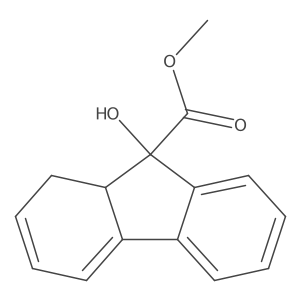 9-Hydroxy-9-fluorene carboxylic acid methyl ester结构式