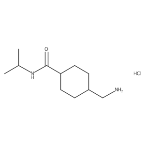 trans-4-Aminomethylcyclohexanecarboxylic acid isopropylamide, hydrochloride Structure