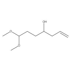 7,7-Dimethoxyhept-1-en-4-ol Structure