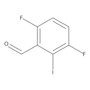 3,6-Difluoro-2-iodobenzaldehyde结构式