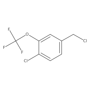 4-Chloro-3-(trifluoromethoxy)benzyl chloride结构式