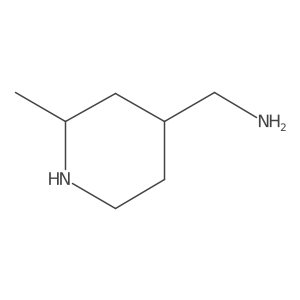 (2-Methylpiperidin-4-yl)methanamine结构式