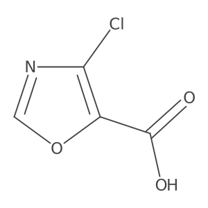 4-Chlorooxazole-5-carboxylic acid结构式