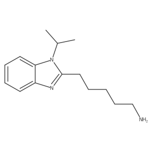 5-[1-(propan-2-yl)-1H-benzimidazol-2-yl]pentan-1-amine结构式