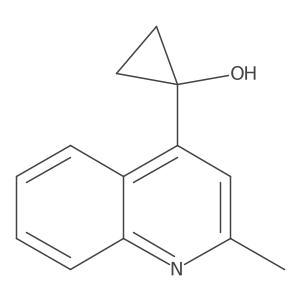 1-(2-Methylquinolin-4-yl)cyclopropan-1-ol Structure