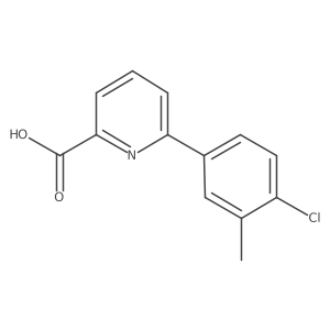 6-(4-Chloro-3-methylphenyl)picolinic acid Structure