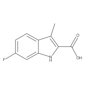 6-fluoro-3-methyl-1H-indole-2-carboxylic acid Structure