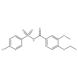 N-[(6-chloropyridin-3-yl)sulfonyl]-4-ethoxy-3-methoxybenzamide Structure
