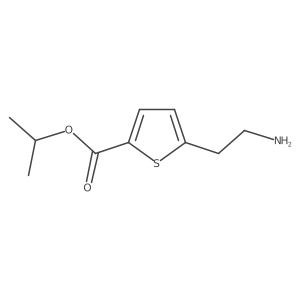 Isopropyl 5-(2-aminoethyl)thiophene-2-carboxylate Structure