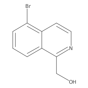 1-Isoquinolinemethanol, 5-bromo-结构式