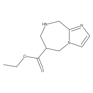 ethyl 5H,6H,7H,8H,9H-imidazo[1,2-a][1,4]diazepine-6-carboxylate Structure