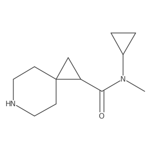 N-Cyclopropyl-N-methyl-6-azaspiro[2.5]octane-1-carboxamide Structure
