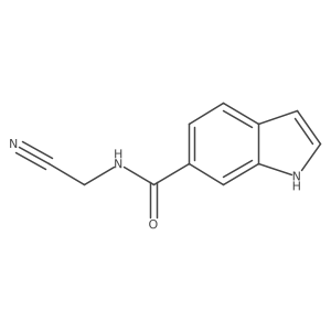 N-(cyanomethyl)-1H-indole-6-carboxamide Structure