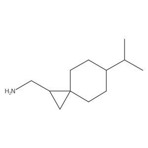 [6-(Propan-2-yl)spiro[2.5]octan-1-yl]methanamine Structure