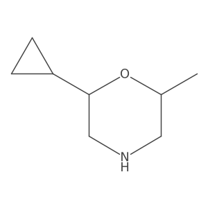 2-Cyclopropyl-6-methylmorpholine Structure