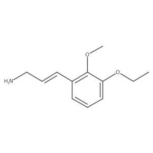 3-(3-Ethoxy-2-methoxyphenyl)prop-2-en-1-amine Structure