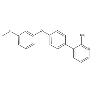 3-(4-(3-Methoxyphenoxy)phenyl)pyridin-2-amine结构式