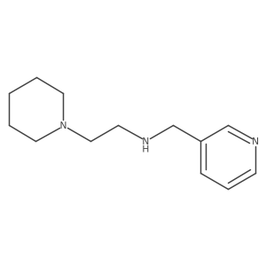 N-[2-(1-piperidinyl)ethyl]-3-Pyridinemethanamine结构式