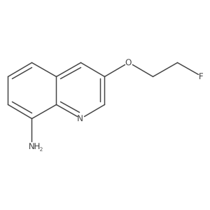 3-(2-Fluoroethoxy)quinolin-8-amine Structure