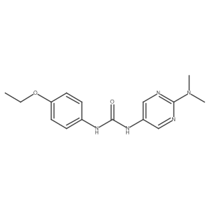 1-(2-(Dimethylamino)pyrimidin-5-yl)-3-(4-ethoxyphenyl)urea Structure