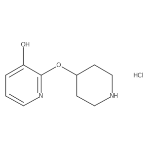 2-(Piperidin-4-yloxy)pyridin-3-ol hydrochloride结构式