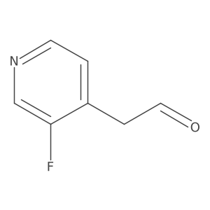 3-Fluoro-4-pyridineacetaldehyde结构式