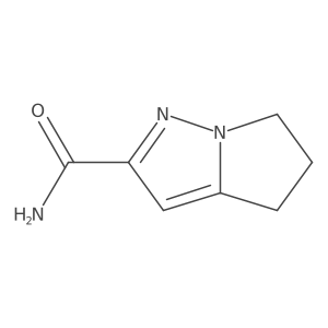 5,6-Dihydro-4H-pyrrolo[1,2-b]pyrazole-2-carboxamide结构式