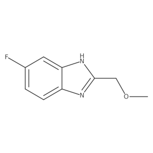 6-Fluoro-2-(methoxymethyl)-1H-benzo[d]imidazole Structure