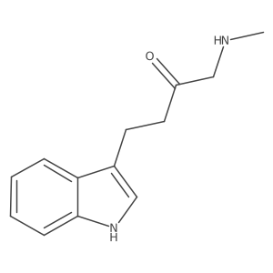 4-(1H-indol-3-yl)-1-(methylamino)butan-2-one Structure