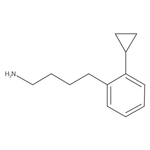 4-(2-Cyclopropylphenyl)butan-1-amine Structure