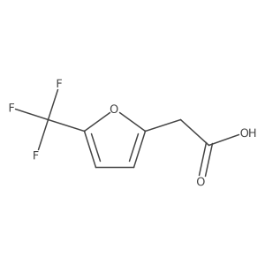 2-(5-(Trifluoromethyl)furan-2-yl)acetic acid Structure