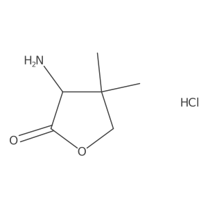 (3S)-3-amino-4,4-dimethyloxolan-2-one hydrochloride Structure
