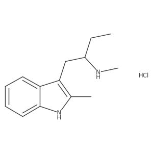 methyl[1-(2-methyl-1H-indol-3-yl)butan-2-yl]amine hydrochloride Structure